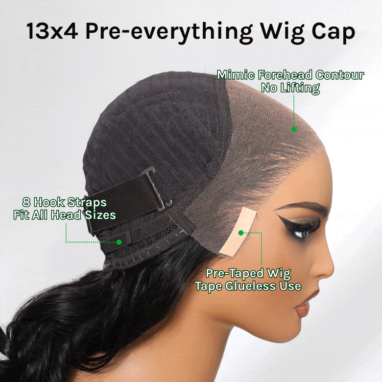 Klaiyi 7x5 and 13x4 Pre-Everything Lace Frontal Black Cherry Color Layered Cut Straight and Loose Wave Glueless Wig Flash Sale