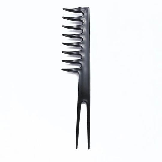 Klaiyi New Customer Exclusive Hair Care Comb Anti Static Coarse Fine Toothed Tail Pick Combs Black Set For Wet Dry Curly And Straight Hair Flash Sale